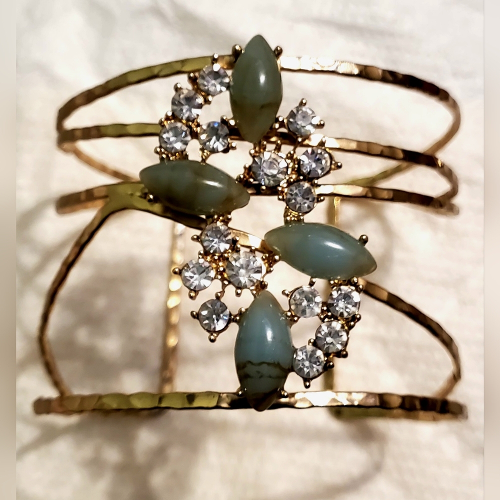 Gold Tone Cuff Bracelet